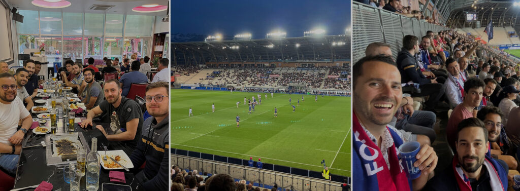 Groupe pharea grenoble match de rugby collaborateurs