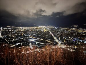 vue du restaurant O2 grenoble